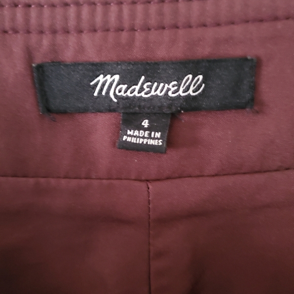 Madewell Fireside Wool Blend Mini Skirt Size 4 - Picture 4 of 7